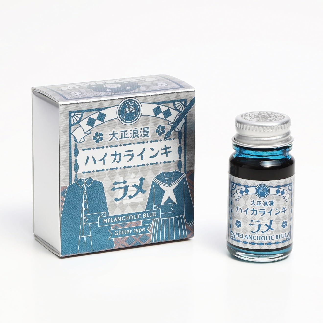 値下げ【バラ売り対応可】ハイカラインキ7色、ギタースパークルインキ3色　セット artloco_10103set